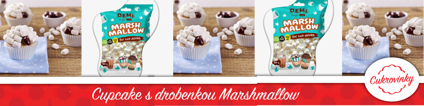 Cupcake s mini Marshmallow (1)